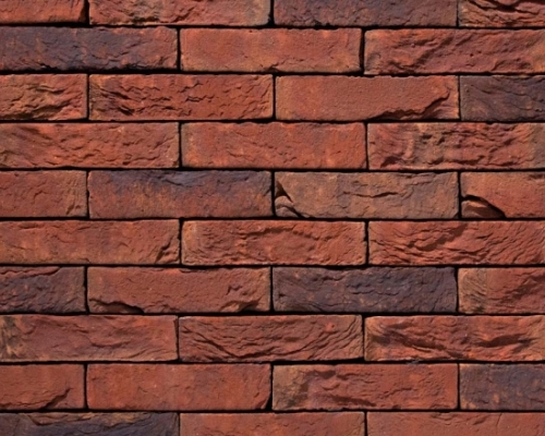 Metselsteen handvorm Geba 280 rood genuanceerd.