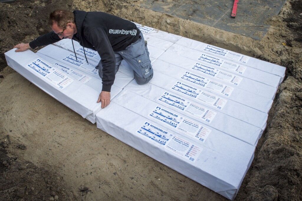 Hydroblob - de oplossing tegen wateroverlast in uw tuin