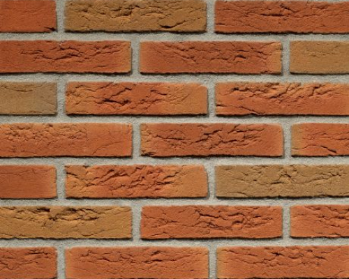 Metselsteen handvorm geba 089 oranje bont.