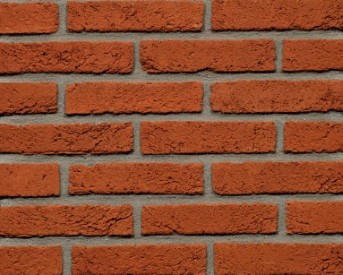 Metselsteen handvorm Geba 132 oranje bezaagseld.