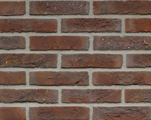 Metselsteen handvorm Geba 170 blauwrood genuanceerd gesinterd.