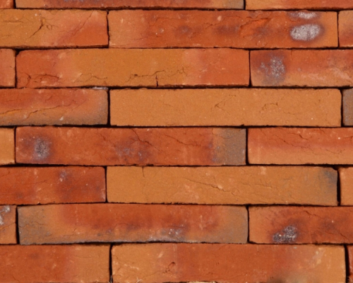 Metselsteen handvorm oranje bont Geba 186.