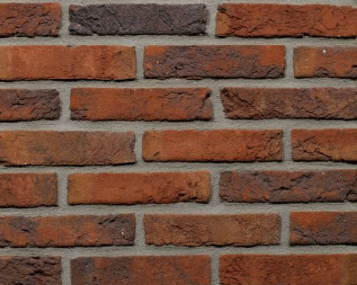 Steenstrip Geba 267 rood bruin genuanceerd waalformaat.