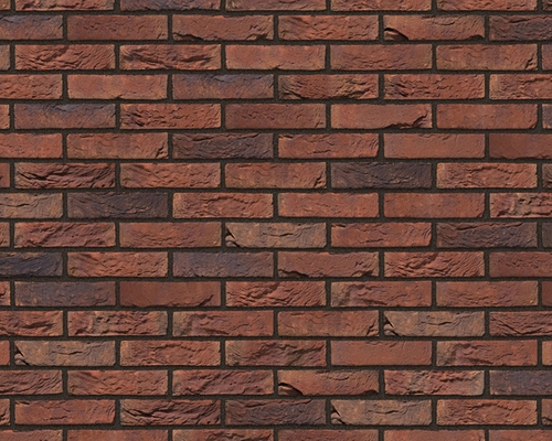 Steenstrip Geba 280 rood genuanceerd waalformaat.