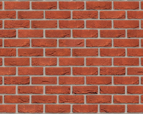 Steenstrip Geba 389 rood handvorm waalformaat.