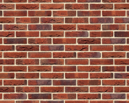 Steenstrip Geba 405 rood genuanceerd handvorm waalformaat.