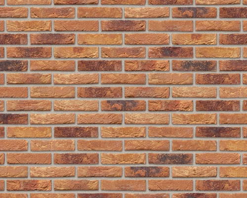 Steenstrip Geba 406 oranje genuanceerd handvorm waalformaat. 