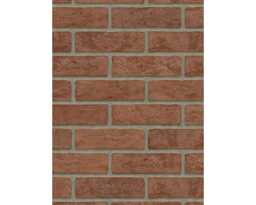 Steenstrip rood Geba 827 handvorm Engelsformaat.