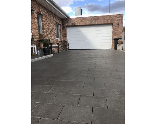 Topaanbieding betonsteen 20x30x6cm strak Antraciet.