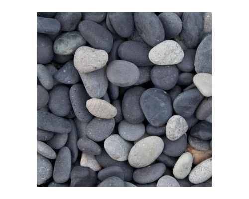 0,7 m3 Beach Pebbles zwart 8-16mm.