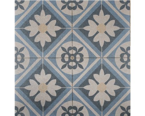 Designo Mosaic Blue terrastegel.