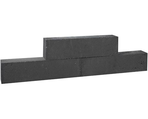 Forto Walling zwart 10x10x60cm.