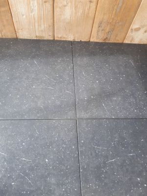 OPRUIMING Keramische binnentegel 45x45x0,9cm zwart antraciet