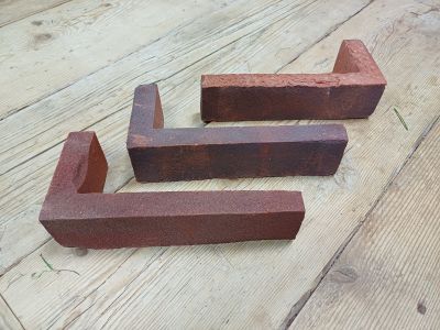 Steenstrip hoek roodpaars - Geba 014