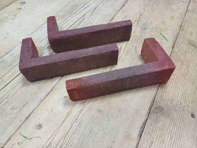 Steenstrip hoek rood - Geba 864