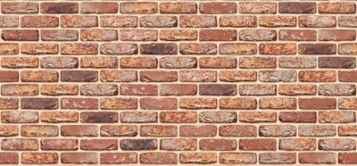 Dikformaat steenstrip getrommeld rood - Geba 355