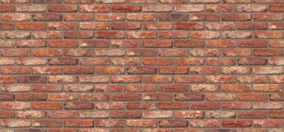 Dikformaat steenstrip getrommeld rood - Geba 399