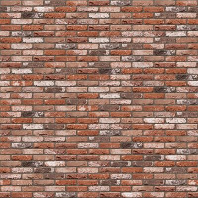Waalformaat steenstrip getrommeld rood - Geba 735
