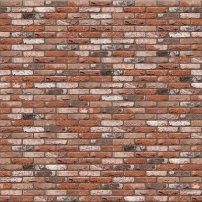 Metselsteen Geba 735 rood bont handvorm getrommeld waalformaat.