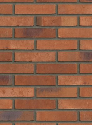 waalformaat metselstenen rood in traditioneel verband opgetrokken muur