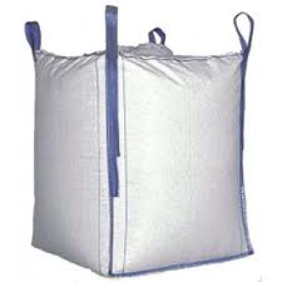 metselzand in big bag wit met blauwe banden
