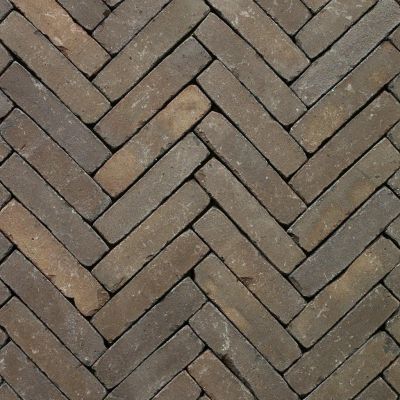 Gebakken waalformaat Geba 4061 bruin genuanceerd getrommeld.