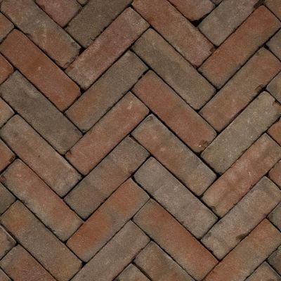Gebakken dikformaat Geba 5013 bruin rood bezand getrommeld.65,95 p/m2
