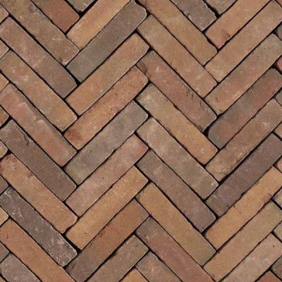 Gebakken waalformaat Geba 4057 wasserstrich rood brons bont getrommeld. 69,95 p/m2