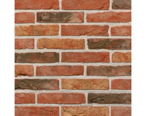 Metselsteen handvorm Geba 287 rood bont.