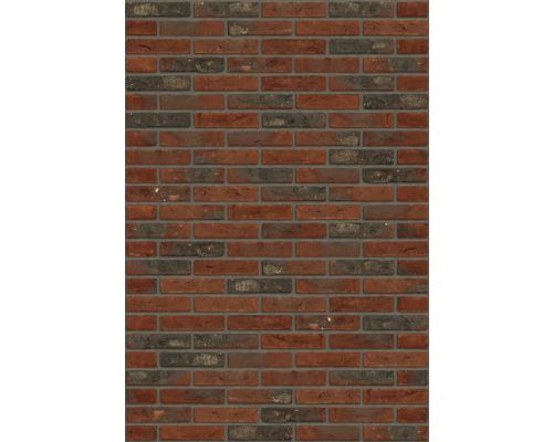 Steenstrip Geba 791 rood genuanceerd flame waalformaat.