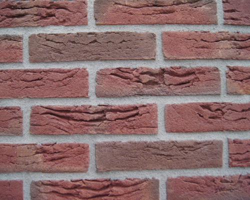 Metselsteen handvorm rood bont Geba 201.