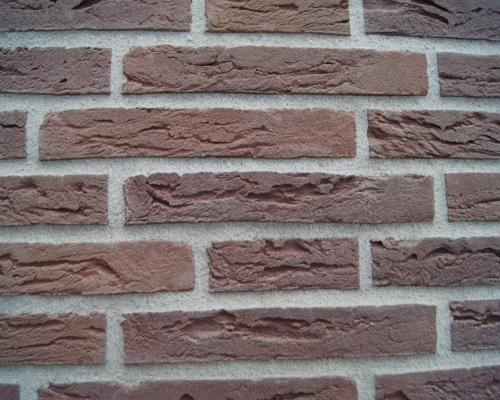 Metselsteen handvorm aubergine Geba 200 hilversumsformaat.