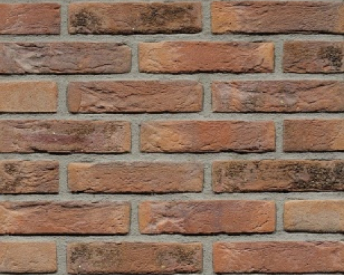 Metselsteen handvorm Geba 137 brons genuanceerd gesinterd.