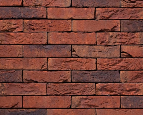 Metselsteen handvorm Geba 280 rood genuanceerd.