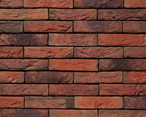 Metselsteen handvorm rood paars bruin Geba 370.