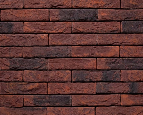 Metselsteen handvorm rood paars Geba 376.