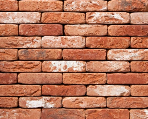 Metselsteen handvorm M50 oranje rood verouderd Geba 382.