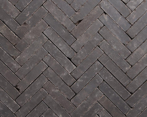 Gebakken waalformaat Geba 4025 zwart getrommeld.69,95 p/m2