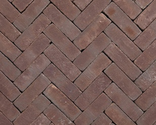 Gebakken dikformaat Geba 4036 paars bont getrommeld.65,95 p/m2