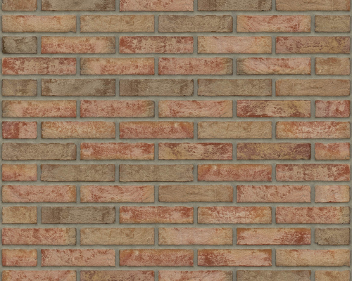 Metselsteen rood geel genuanceerd handvorm Geba 610.